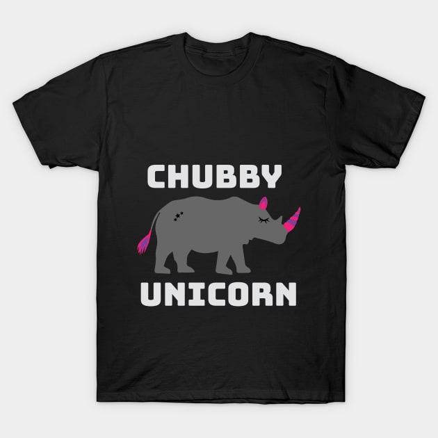 Chubby Unicorn T-Shirt by zehrdesigns